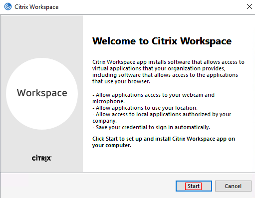 AOD Citrix Workspace - Installation – AOD Cloud Services